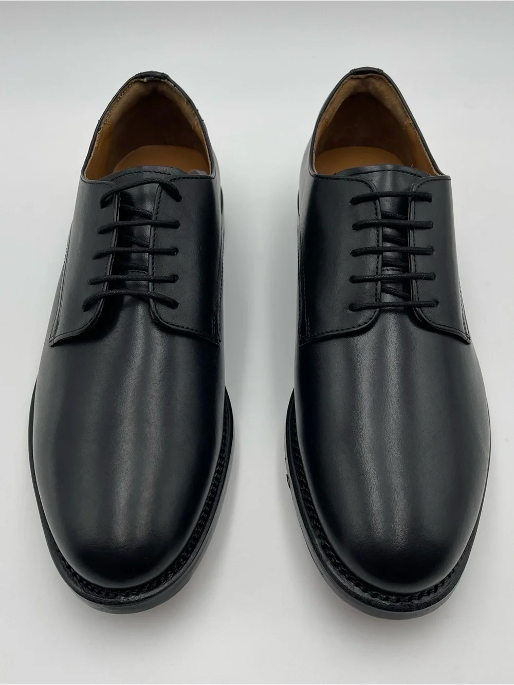 Allen Edmonds Henry Derby Black Leather Men Shoes Size 9.5 D MSRP $450